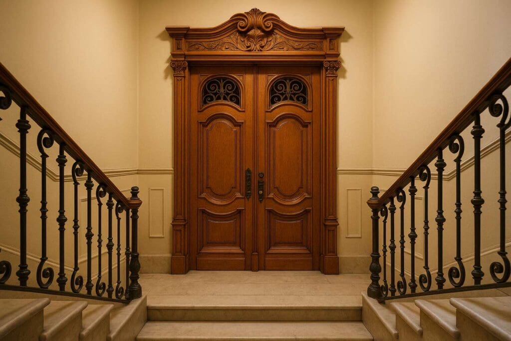 blindar una puerta antigua en Barcelona