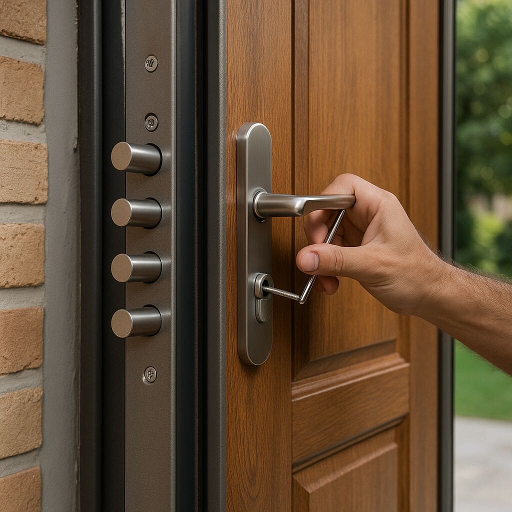 puerta blindada en segunda residencia