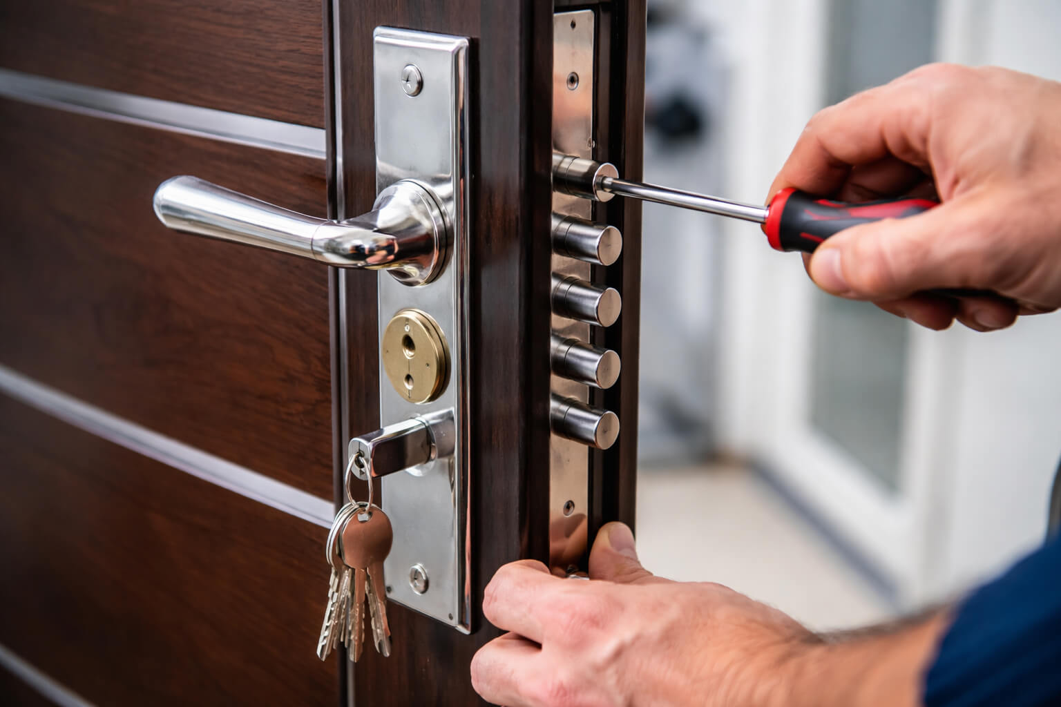 cerradura puerta acorazada