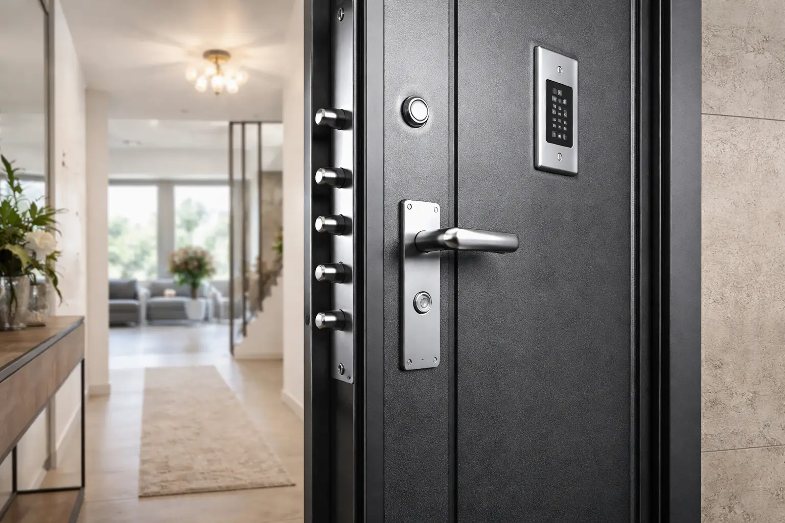 puerta blindada antibalas