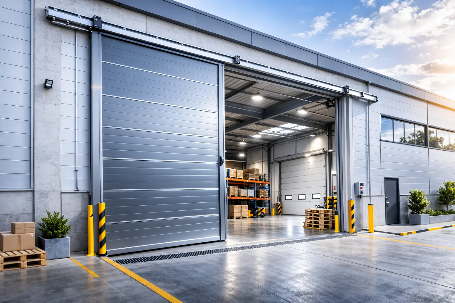 puerta industrial corredera