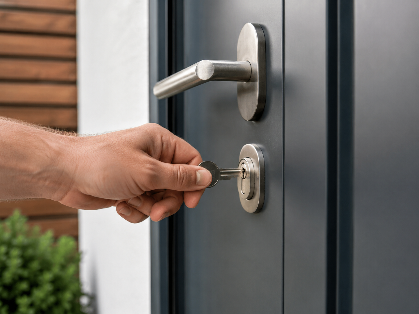 cerradura antiokupa instalada en vivienda