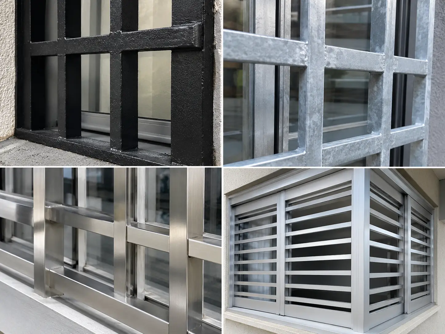 materiales para rejas metálicas de ventanas