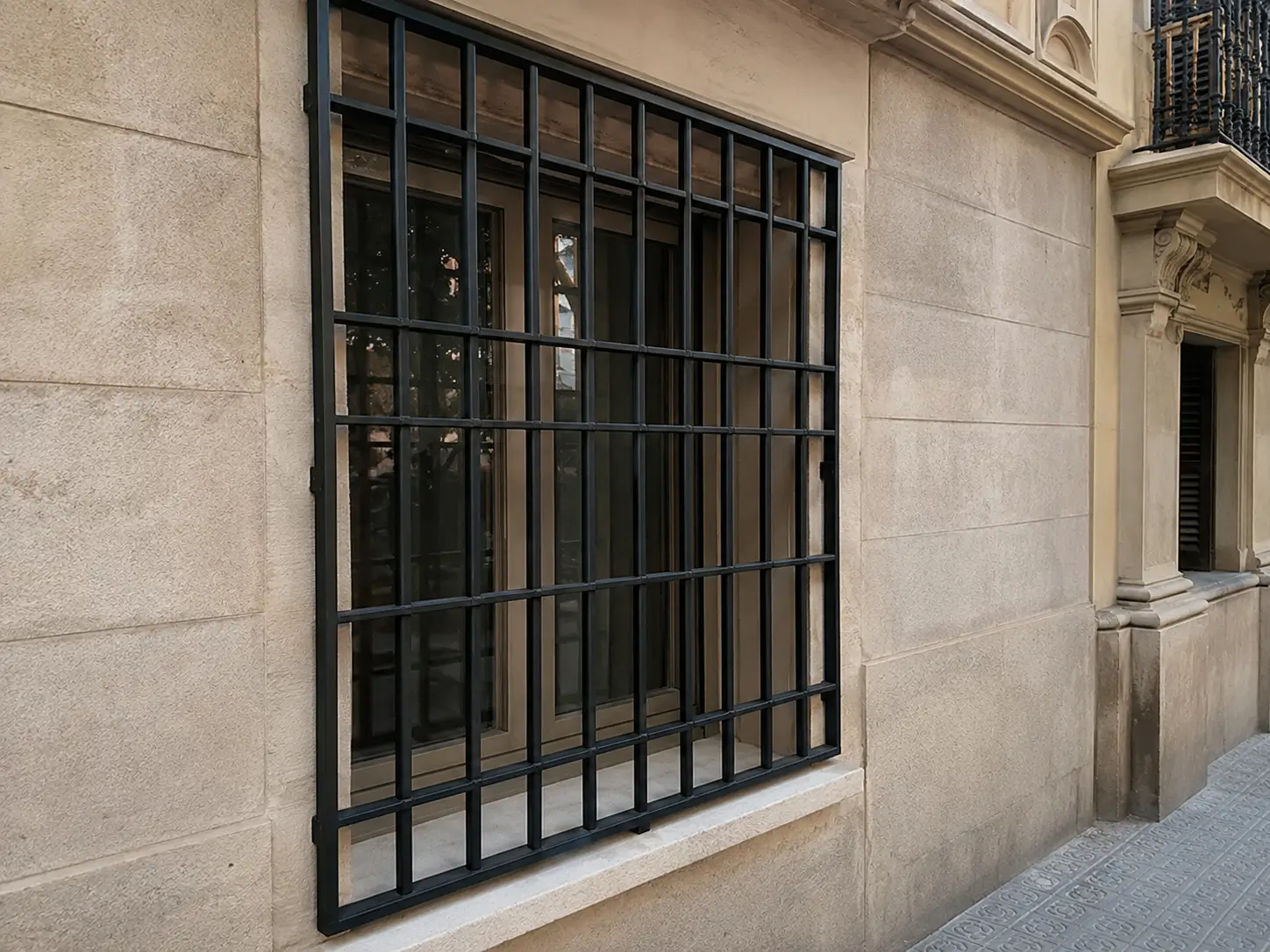 reja fija de seguridad para ventana en Barcelona