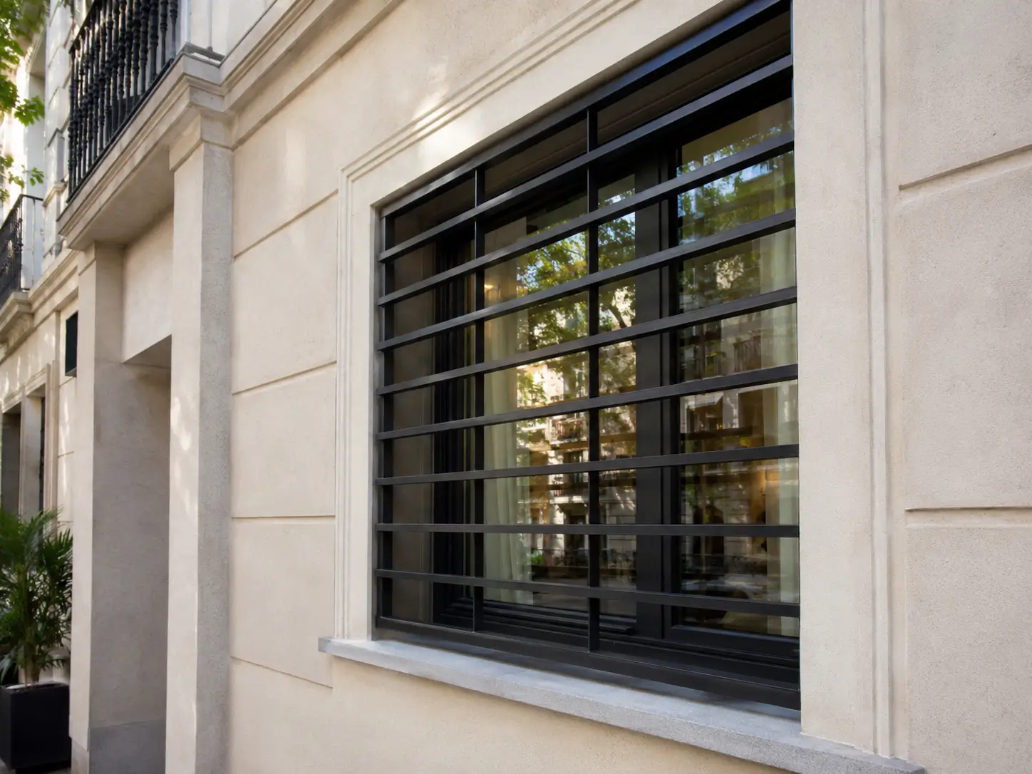 rejas modernas para ventanas instaladas en Barcelona